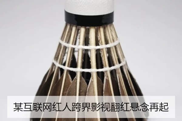 某互联网红人跨界影视翻红悬念再起
